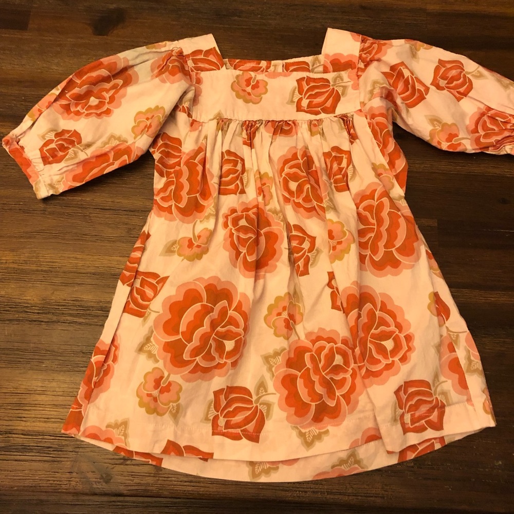 Tea Mexican Style Dress EUC L (18-24 mos)